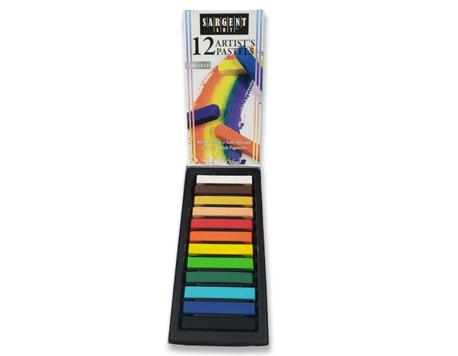 Chalk Pastels, Asstd Colours (12)