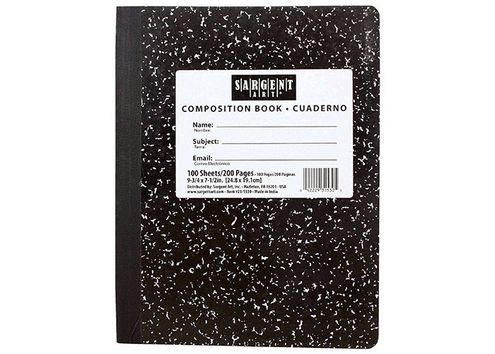 (sp) Exercise Book, Composition WIDE RULED, 200 pgs