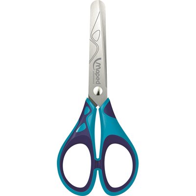 Scissors, 5 in Blunt, Soft Grip, Right-handed