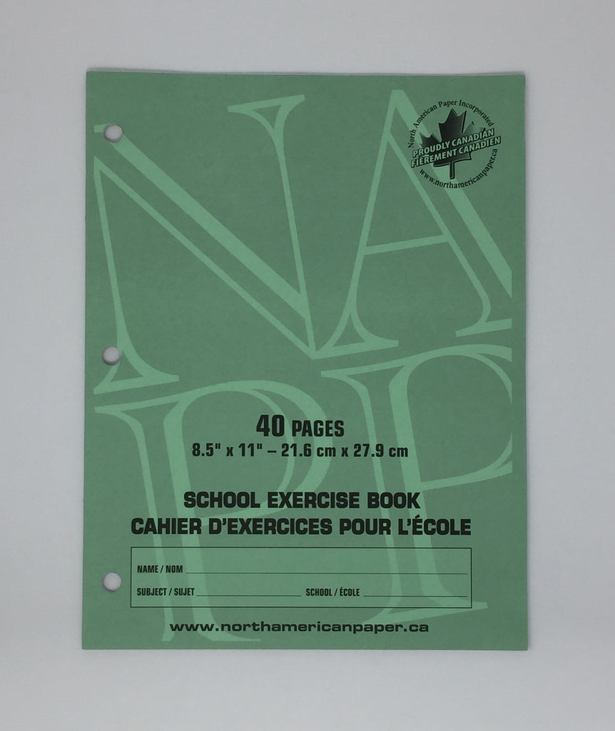 Exercise Book, Quad/Graph, 1cm - 40 pgs (21.6 x 27.9 cm)