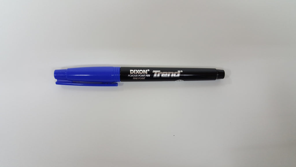 Markers (Trend), Porous Pen, Fine-Line - Blue