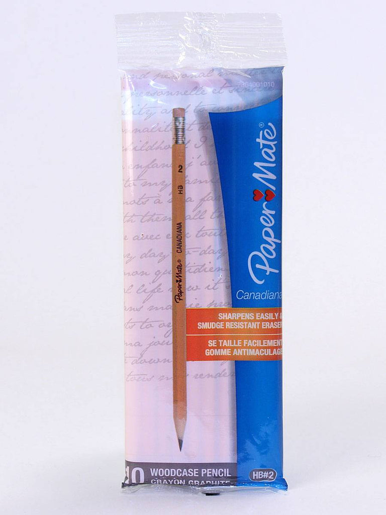 ??  Pencils, HB Canadiana, w/Eraser (10)