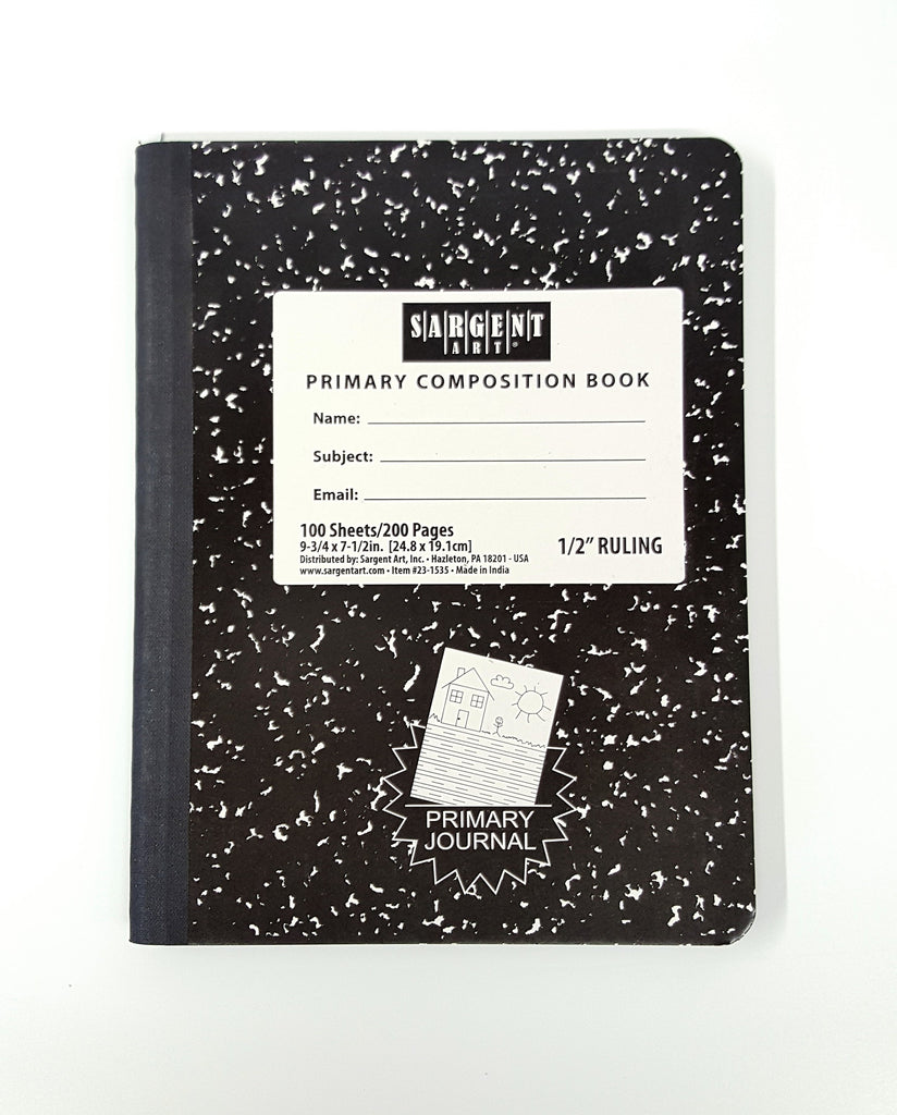 Exercise Book, Composition PRIMARY RULED, Skip-a-Line, 200 pgs