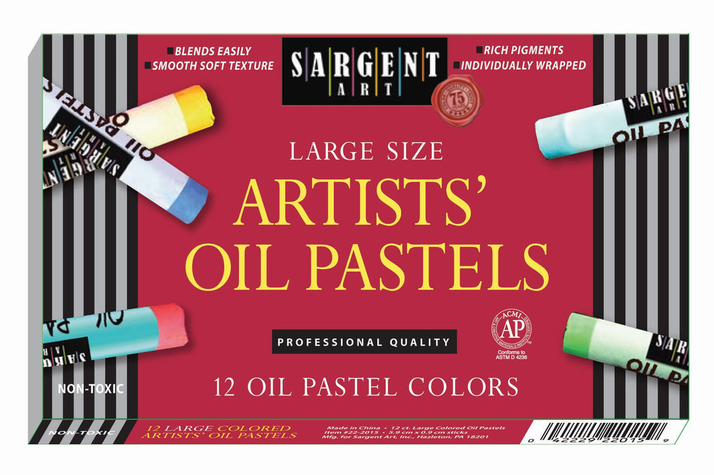 Oil Pastels, Jumbo Size (12)