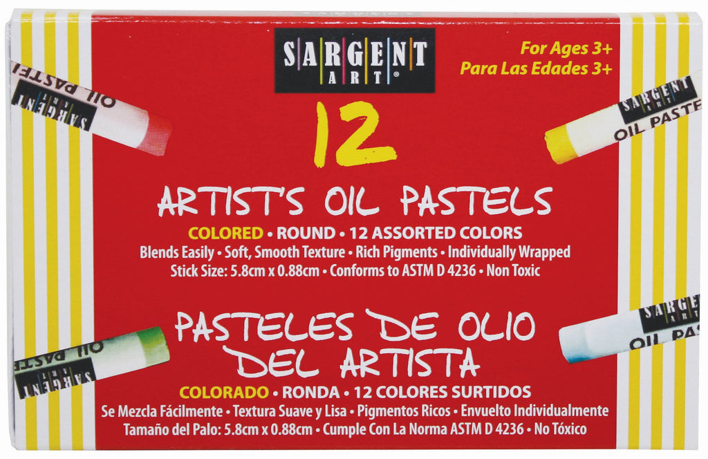 Oil Pastels, Regular Size (12)