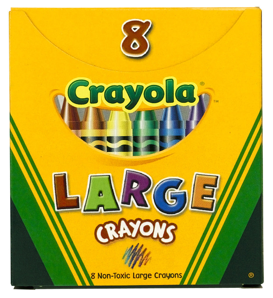 Crayons, Wax - Large Size (8)