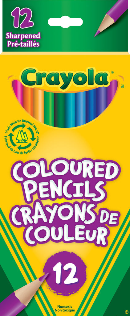 Pencil Crayons, Presharpened (12)