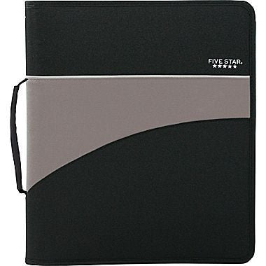 Binders, 5 Star Zipper - 3 in, with inside pockets - D ring