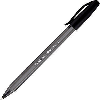 Stick Pens, InkJoy Clear Triangular, Medium - Black