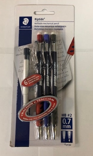 Pencils, HB Riptide Mechanical w/Eraser, .7mm